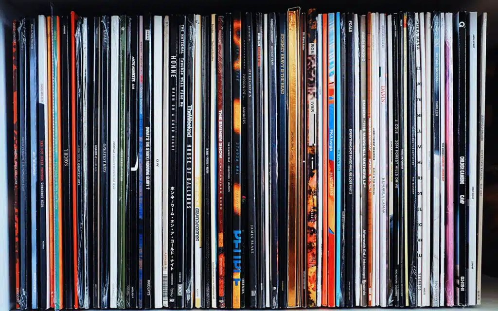 Vinyl record collection by Samuel Regan-Asante