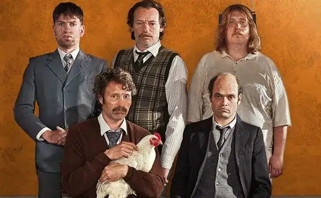 ‘Men & Chicken’ Is as Enjoyable as It Is Absurd