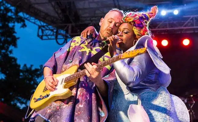 Basement Jaxx Jam in the Craziness at Summerstage