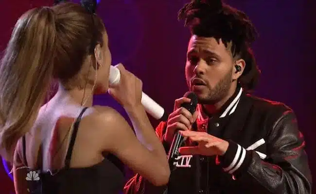 Ariana Grande and the Weeknd Perform Together on Last Night’s ‘SNL’