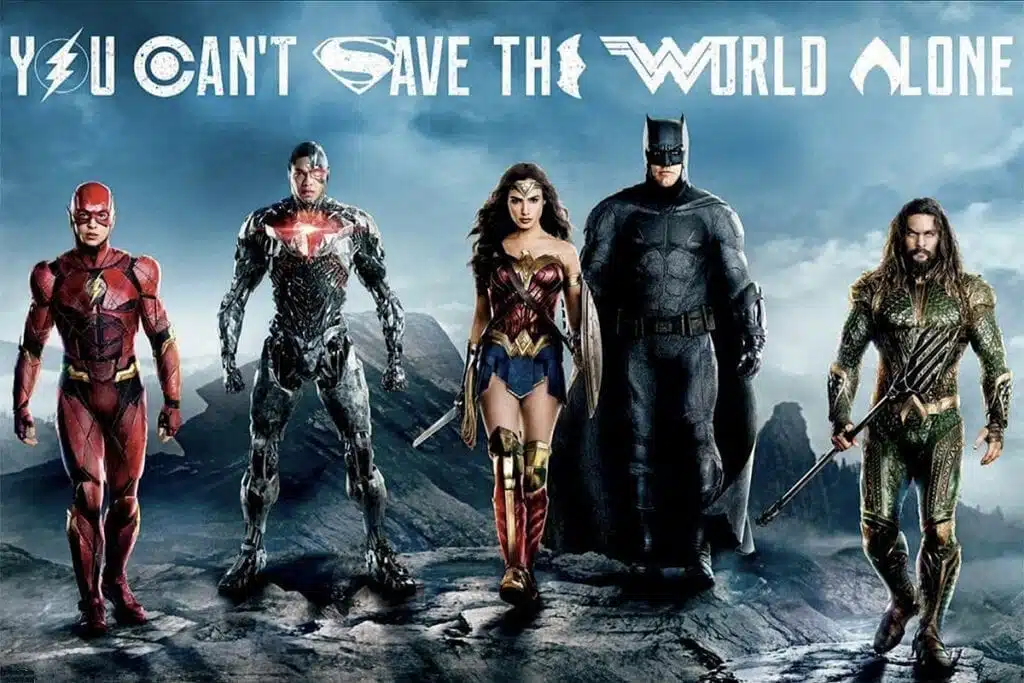 justice league promotion poster imdb