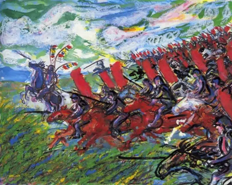 Akira Kurosawa Ran 1985 painting