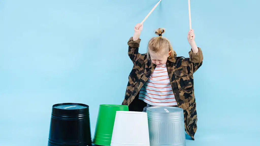 Kid Drumming: Adobe Stock