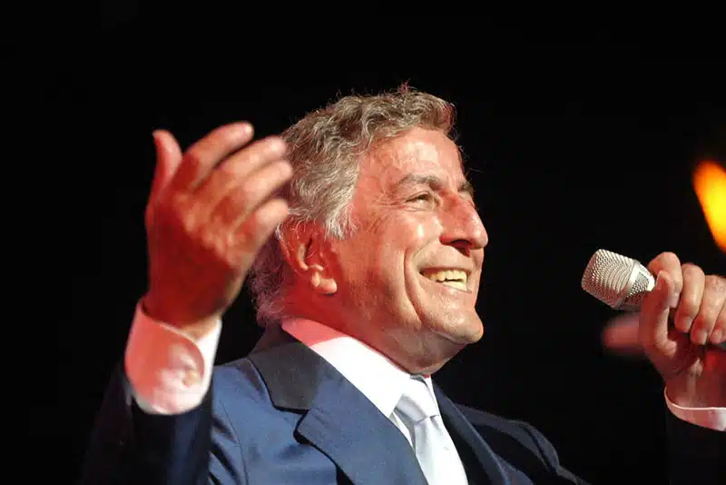 Tony Bennett in 2003 by Tom Beetz via Wikimedia Commons