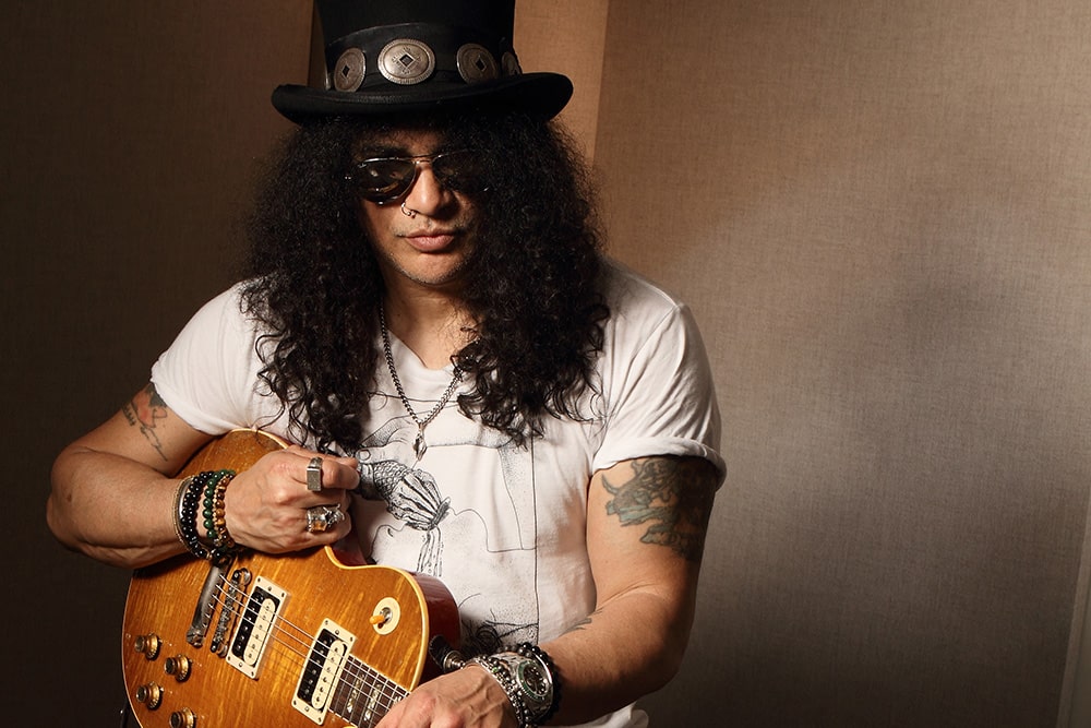 Slash with Gibson Les Paul