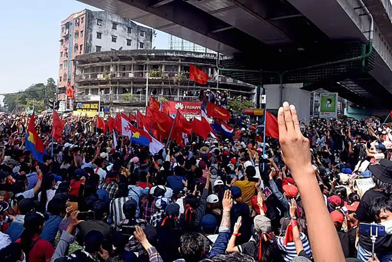 Myanmar protests